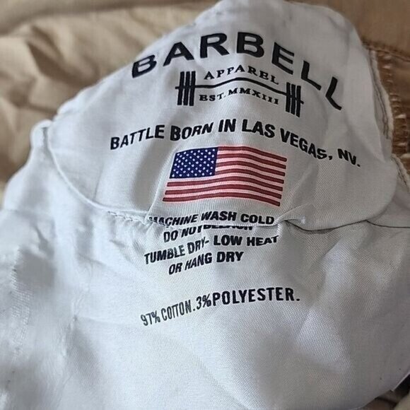 Barbell Apparel Jeans Mid-rise Straight Leg Men's 38X31 - Picture 8 of 16